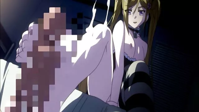 少女黒ナイロン製のスーツの操ストライク-ア-ポーズ