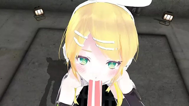 かわいい金髪の広が彼の彼女性