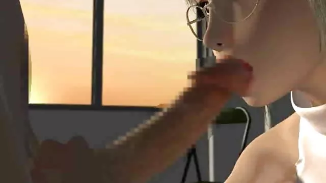 女の子がティーンを尻彼氏の図書館